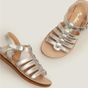 Mini Boden Leather Girls' Gladiator Sandals - Size 27